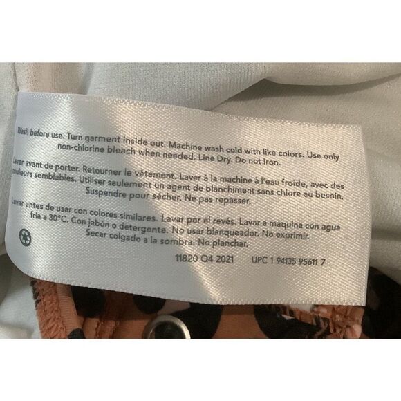 Carter's Leopard Print One Piece Bathing Suit Swimsuit 6M Baby Brown Pink 6 Mos - Picture 8 of 8